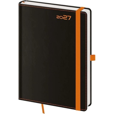 Black Orange A5 Týždenný 2027