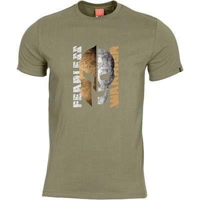 Tričko Pentagon Fearless Warrior Olive Green
