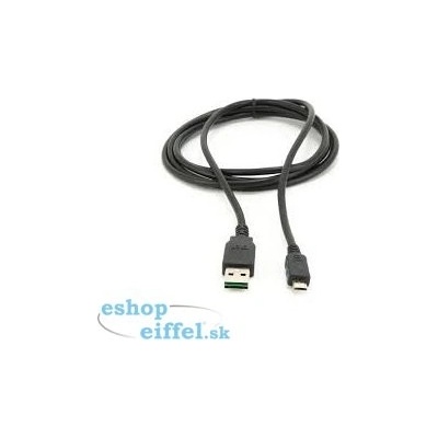 Gembird CC-MUSB2D-1M oboustraný USB 2.0 AM - Micro-USB, 1m, černý