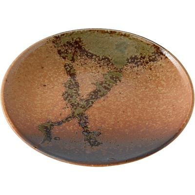 MIJ Jedálenský tanier WABI SABI 25 cm hnedý keramika