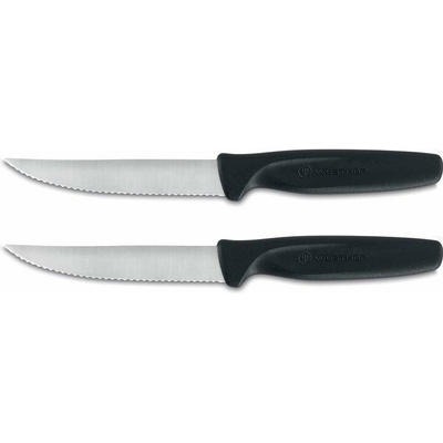 Wüsthof nôž na pizzu / steak čierny sada 2 ks