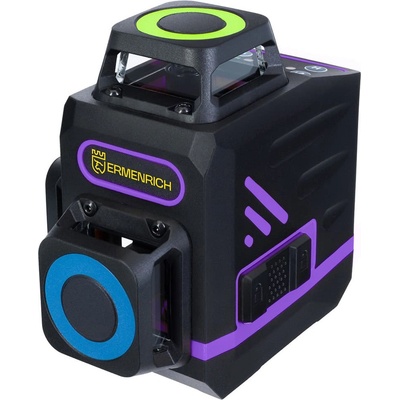 Levenhuk Лазерен нивелир Ermenrich LV60 PRO Purple, до 30 м, до 30 ч. време за работа (LV84088)