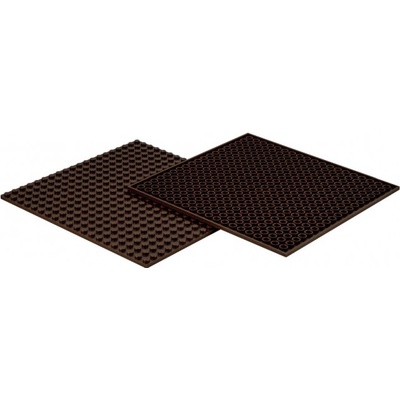Q-Bricks Stavební podložka 20x20 tmavě hnědá