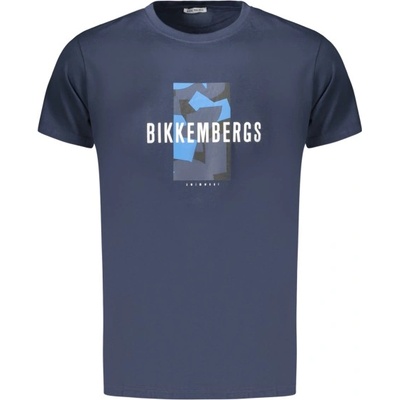 Bikkembergs Мъжка тениска с къс ръкав bikkembergs, Размер 3xl, Цвят Синьо (bkk3mts03_blnavy)