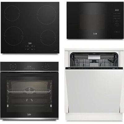 Set Beko BBIR13300XC + HII64401QT + BDIN36532 + BMGB20212B