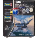 Revell Model Set plane 63955 F4U 4 Corsair 1:72