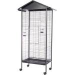 INTER-ZOO Pet Products Клетка за птици Sento 78 x 48 x 156 cm ЧЕРНА