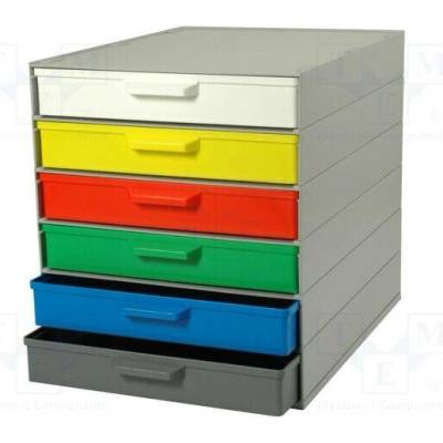 LICEFA A1-2/6BUNT Sestava se zásuvkami; stacionární; polystyrén; šedá
