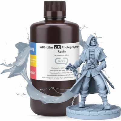 ELEGOO ABS-like Resin V2.0 1KG Sivá 50.103.0060