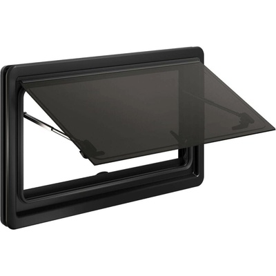 Boční výklopné okno Dometic S10, černá/bílý vnitřní rám šířka 1300 mm výška 600 mm