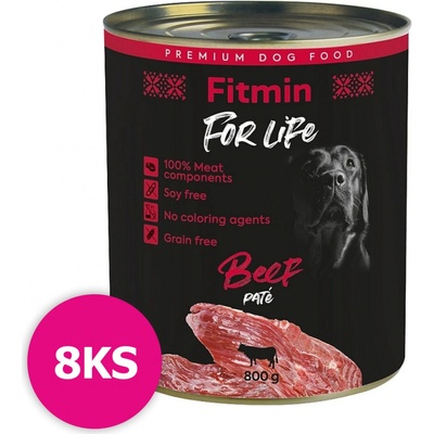 Fitmin Dog For Life Beef 8 x 800 g