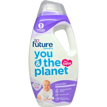 Future течен перилен препарат за бебешки дрехи, Лавандула, 45 пранета, 1800мл