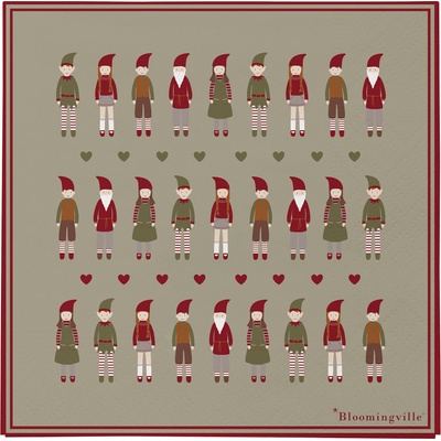 Bloomingville Хартиени салфетки Niklaus 33 x 33 см (82054029)