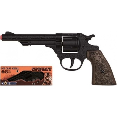 Kovbojský kovový revolver GONHER na 8 ran