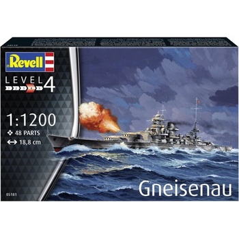 Revell Сглобяем модел, Revell, Боен кораб Гнайзенау, 48 части