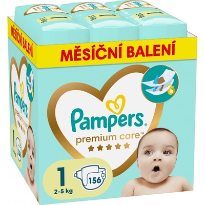 Pampers Premium care 1 156 ks