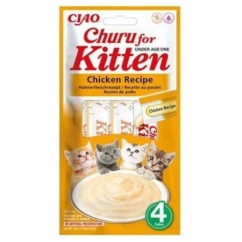 Churu Cat Kitten Chicken Recipe 4 x 14 g