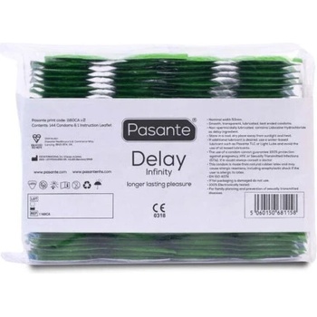 Pasante 144 бр. Задържащи презервативи Pasante Infinity (Delay)
