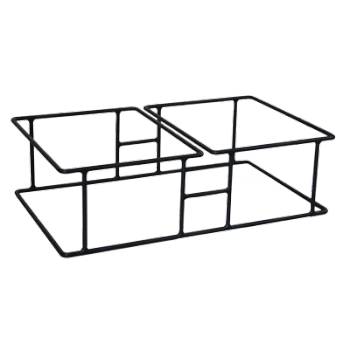 Image 1 of Horecano Стойка комбинирана за гастроконтейнери L52, 2xW31, 3xH15, 3cm ЧЕРЕН МАТ (SG-81850) (0184183)