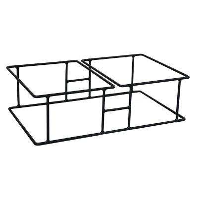 Horecano Стойка комбинирана за гастроконтейнери L52, 2xW31, 3xH15, 3cm ЧЕРЕН МАТ (SG-81850) (0184183)