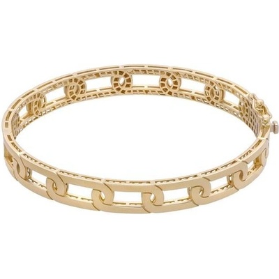 Zlaton Náramek žluté zlato s článkovaným vzorem 12.15g 000120112225