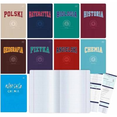 Interdruk Tematické zošity ťahák predmet A5 sada 8ks trieda