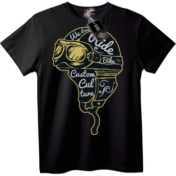NOONEBRAND Тениска Карай велосипед - Custom култура - 7XL, Black