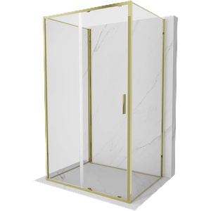 Mexen Exo-3S трисекционна душ кабина с плъзгащи се врати 125 x 100 см, (8151-125-100-50-00-3S)