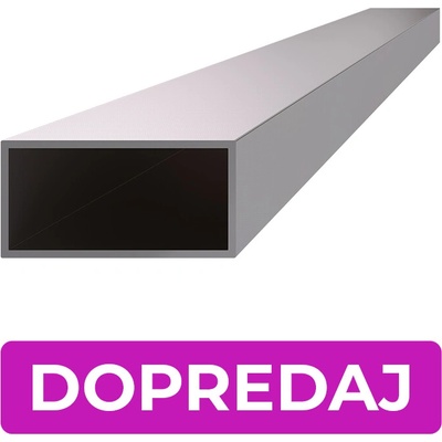 DOPRODEJ profil 60 x 30 x 2 x 2000 mm, broušená AISI 304