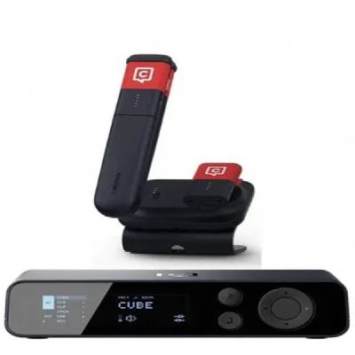 Catchbox Plus система с 2-канален Hub DSP приемник с възможност за мрежова свързаност и DANTE, 1 микрофон (Clip), 1 ръчен микрофон (Stick), зарядно, персонализируема (PBBC00C000JO00-0)