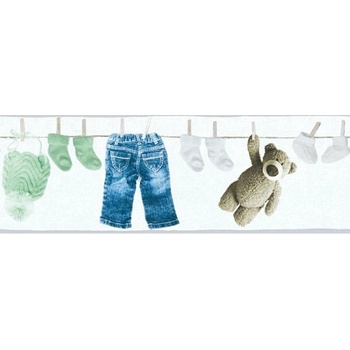 A. S. Création Влизолинова бордюра за стена little stars 35846-2