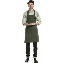 Chaud Devant Kuchářská zástěra s náprsenkou Nordic Base Forest Green