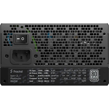 Image 1 of Fractal Design ION + 2 Platinum 860W 80 PLUS Platinum (FD-P-IA2P-860)