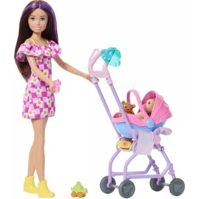 Mattel Барби: Комплект за гледачка на деца - бебешка количка (jjb42)