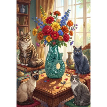 Alipson Puzzle - Puzzle The Fish Vase - 1 000 piese