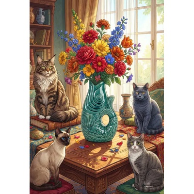Alipson Puzzle - Puzzle The Fish Vase - 1 000 piese