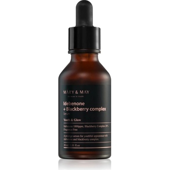 Mary & May Idebenone + Blackberry Complex Serum антиоксидантен серум за освежаване и изглаждане на кожата 30ml