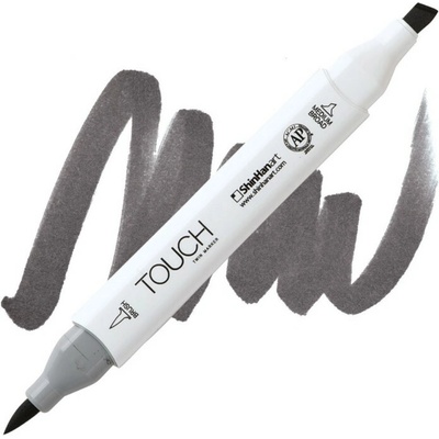 Lihová fixa TOUCH oboustranná Brush & Chisel, Warm grey 8 (WG8)