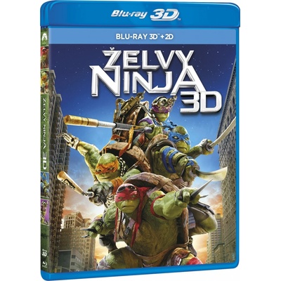 Želvy Ninja 2D+3D BD