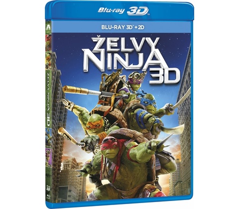 Želvy Ninja 2D+3D BD