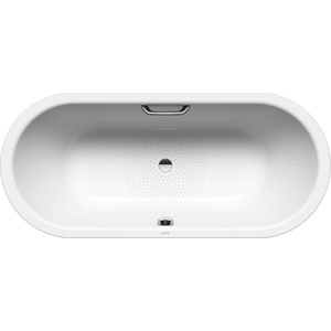 KALDEWEI Ambiente - Овална вана Classic Duo 111, 180x80 см, с отвори за дръжки, Perl-Effekt, противоплъзгаща повърхност, бяла 291210223001 (291210223001)
