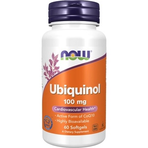 NOW Ubiquinol 100 mg [60 Гел капсули]