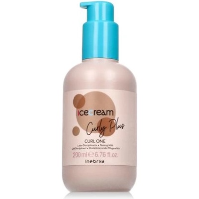 Inebrya Ice Cream Curly Plus Curl One стилизиращ лосион за вълнообразна и къдрава коса 200 ml