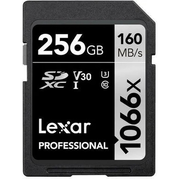 Image 1 of Lexar Professional 1066x SDXC 256GB C10/UHS-I LSD1066256G-BNNNG