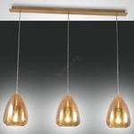 Fabas Luce 3673-48-125 - Пендел BRITTON 3xE27/40W/230V златист (FX0237)