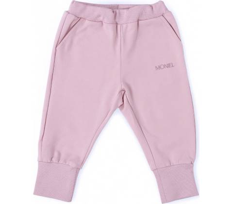 Moniel dětské rostoucí tepláky Basic Powder Pink