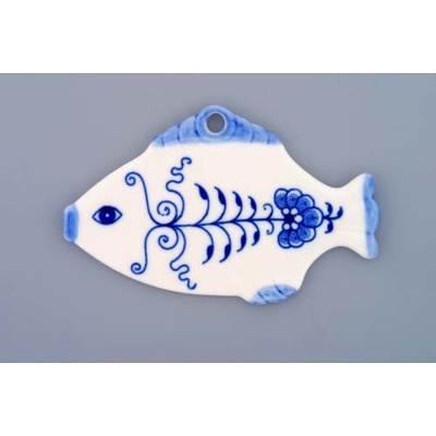 Vánoční ozdoba rybička 10411 Cibulák Český porcelán Dubí