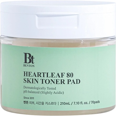 Benton Cosmetic - Heartleaf 80 Skin Toner Pad 70pads