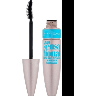 Maybelline Lash Sensational Waterproof řasenka Black 9,5 ml