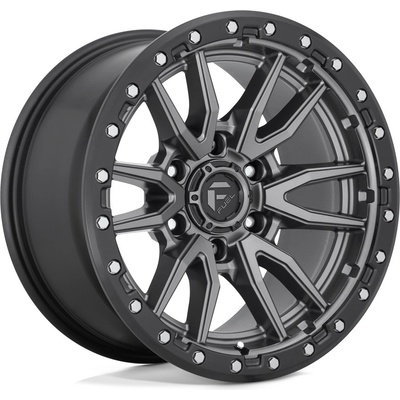 FUEL D680 REBEL 9x18 6x139,7 ET20 matte gunmetal black bead ring